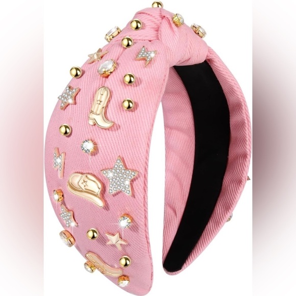 Accessories - Gorgeous Cowgirl Knotted Rhinestone Headband